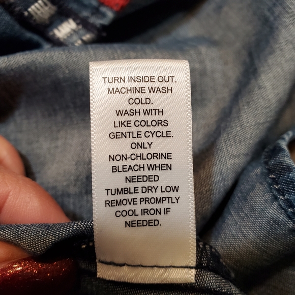 Est.1948 Denim Sleeveless Embroidered To - Picture 10 of 11